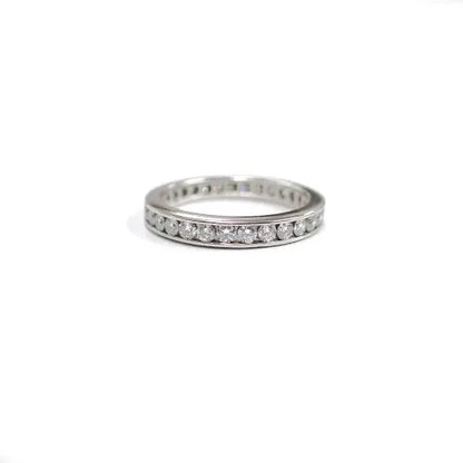 ハリーウィンストン HARRY WINSTON Pt950 チャネルセッティング ダイヤ フルエタニティ リング 指輪 ジュエリー 3枚目