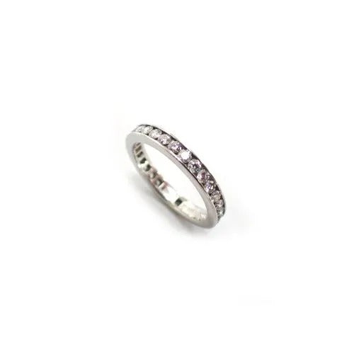 ハリーウィンストン HARRY WINSTON Pt950 チャネルセッティング ダイヤ フルエタニティ リング 指輪 ジュエリー 4枚目