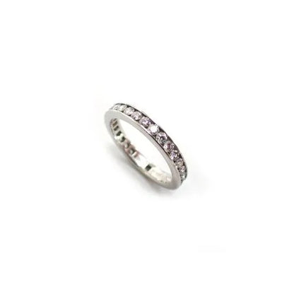 ハリーウィンストン HARRY WINSTON Pt950 チャネルセッティング ダイヤ フルエタニティ リング 指輪 ジュエリー 4枚目