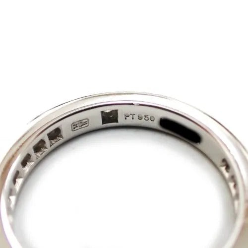 ハリーウィンストン HARRY WINSTON Pt950 チャネルセッティング ダイヤ フルエタニティ リング 指輪 ジュエリー 7枚目