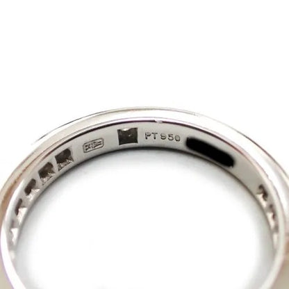 ハリーウィンストン HARRY WINSTON Pt950 チャネルセッティング ダイヤ フルエタニティ リング 指輪 ジュエリー 7枚目