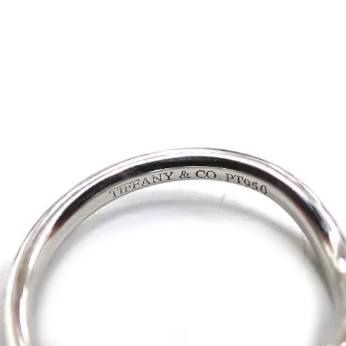 TIFFANY&Co. ティファニー Pt950 ダイヤモンド 9P カーブドバンド リング 指輪 ジュエリー 2枚目