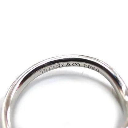 TIFFANY&Co. ティファニー Pt950 ダイヤモンド 9P カーブドバンド リング 指輪 ジュエリー 2枚目