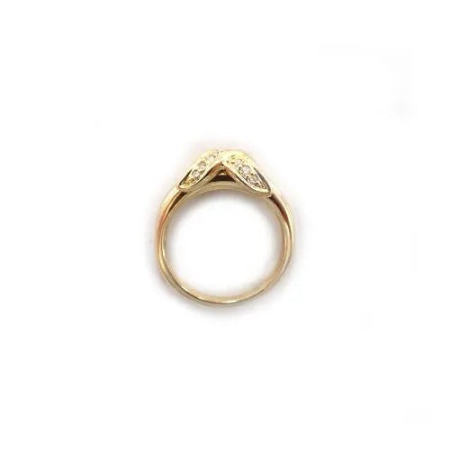 TIFFANY&Co. ティファニー 750 K18 ダイヤモンド 15P シグネチャー クロス リング 指輪 ジュエリー 6枚目