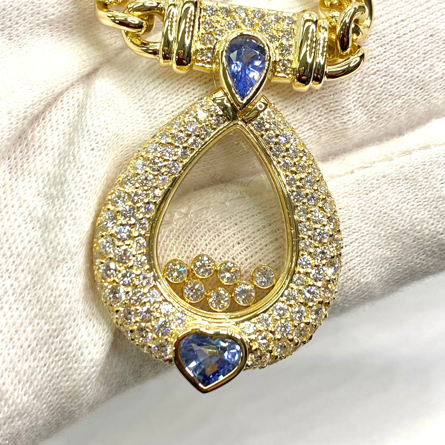 ショパール ヴィンテージ K18 ハッピーダイヤモンド ネックレス chopard happy diamonds necklace vintage MOP00242