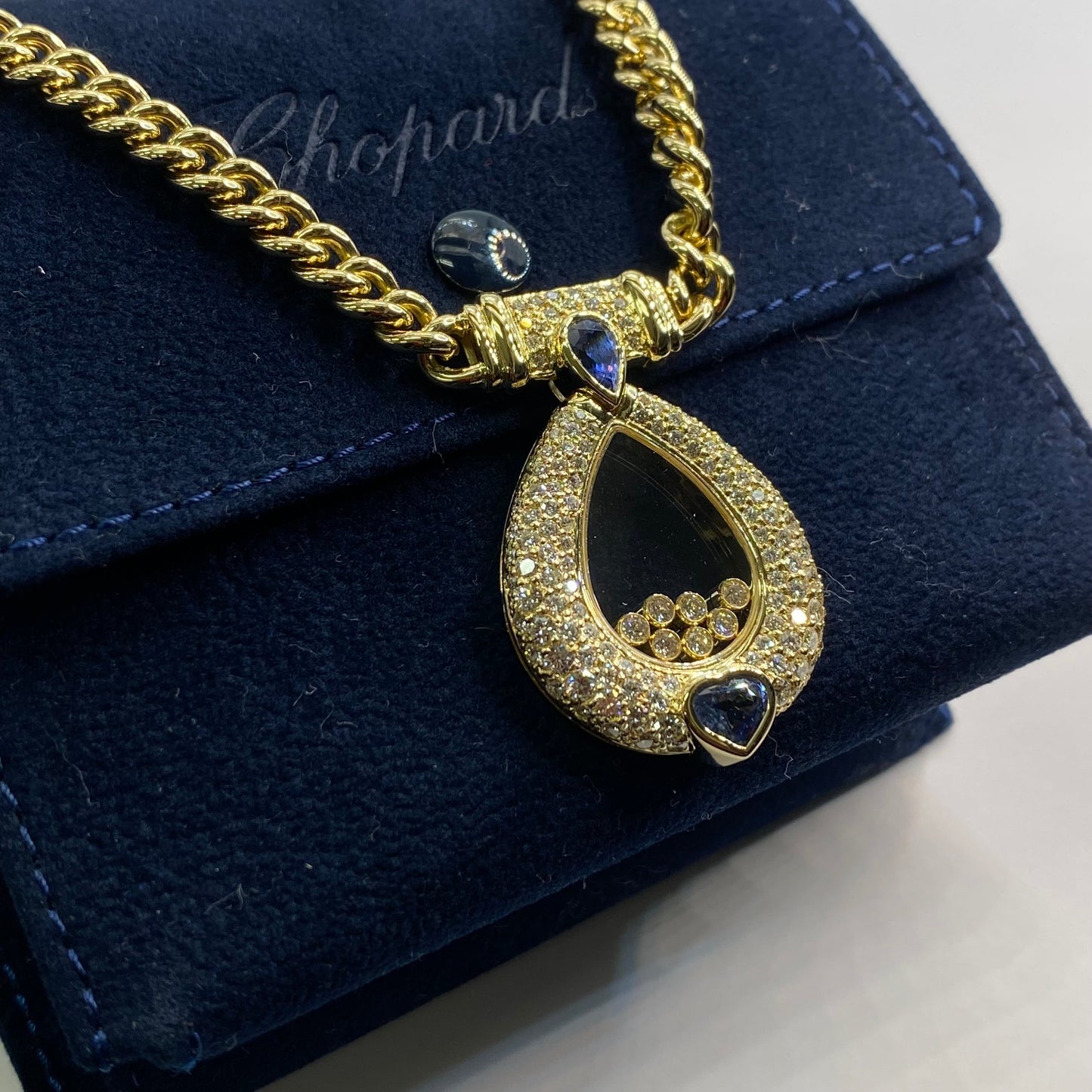 ショパール ヴィンテージ K18 ハッピーダイヤモンド ネックレス chopard happy diamonds necklace vintage MOP00242