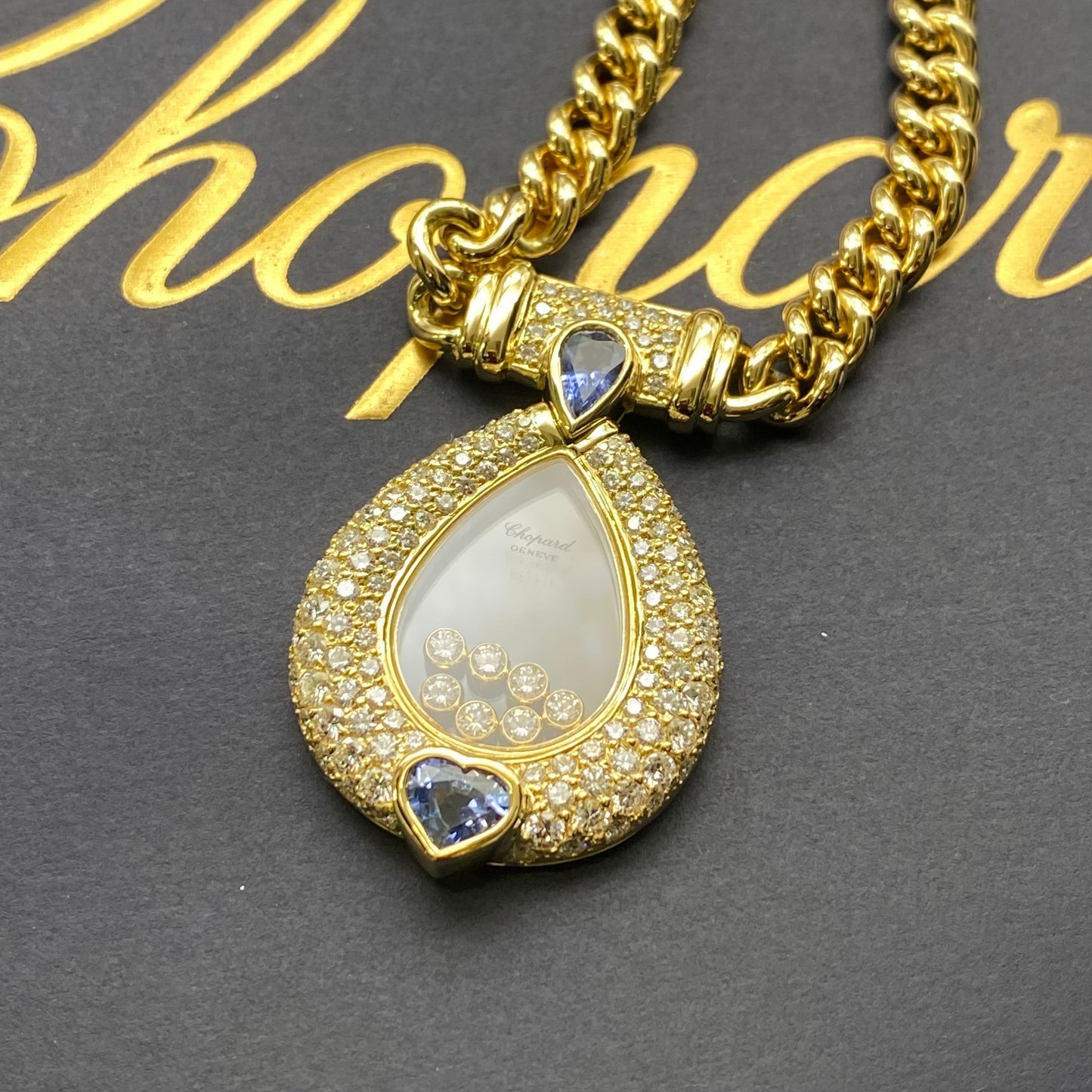 ショパール ヴィンテージ K18 ハッピーダイヤモンド ネックレス chopard happy diamonds necklace vintage MOP00242