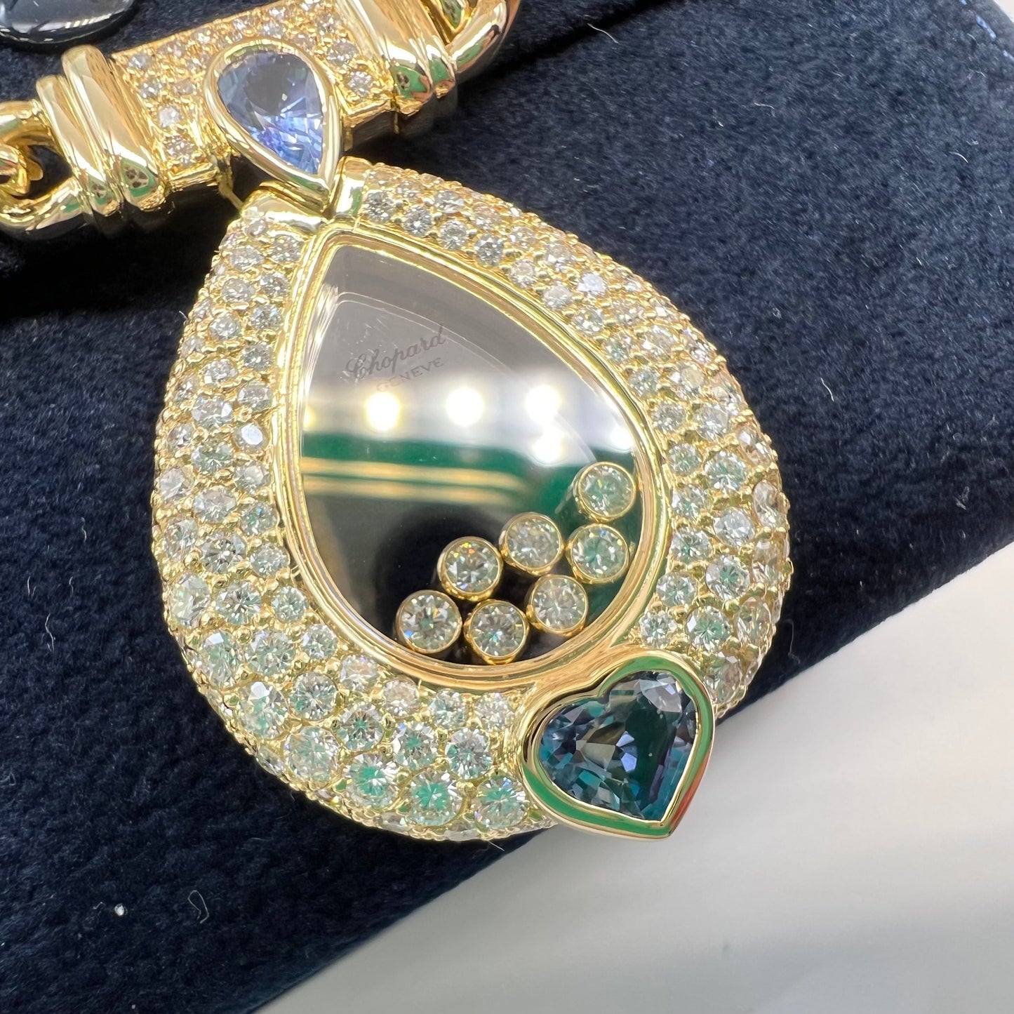 ショパール ヴィンテージ K18 ハッピーダイヤモンド ネックレス chopard happy diamonds necklace vintage MOP00242