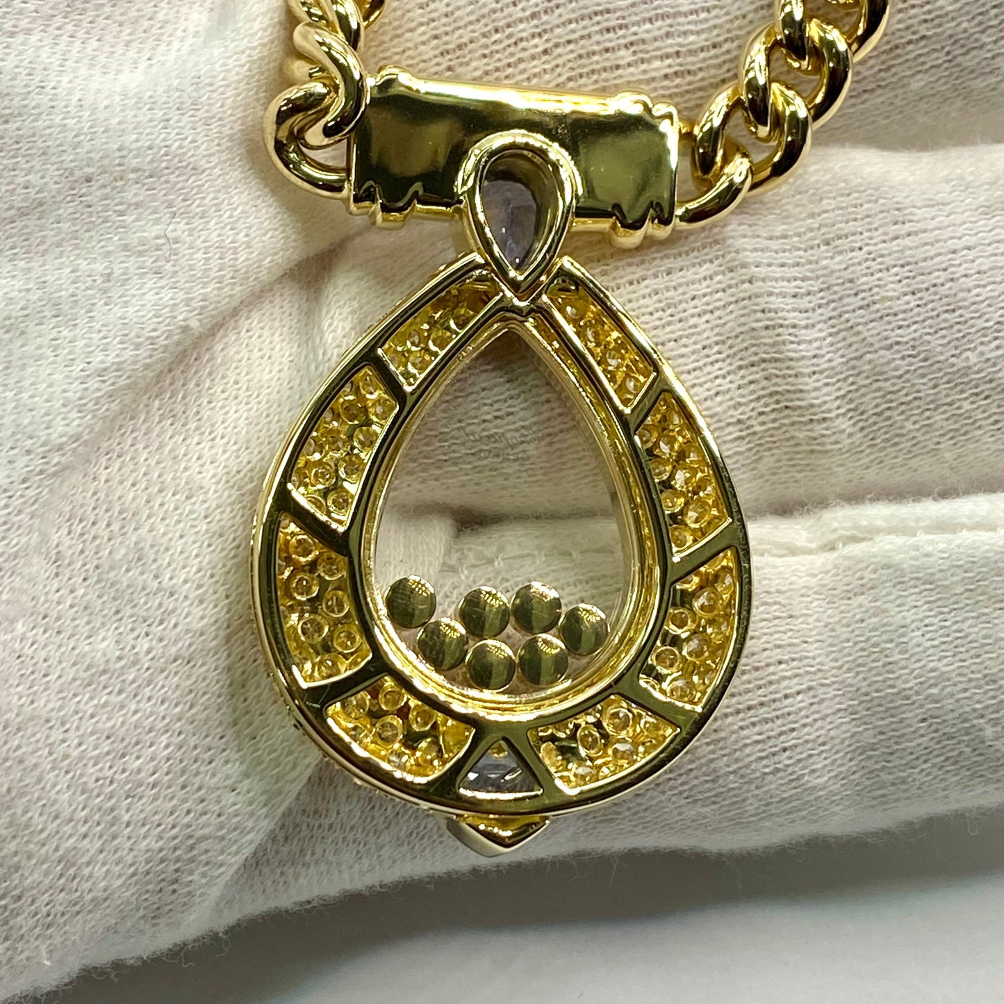 ショパール ヴィンテージ K18 ハッピーダイヤモンド ネックレス chopard happy diamonds necklace vintage MOP00242
