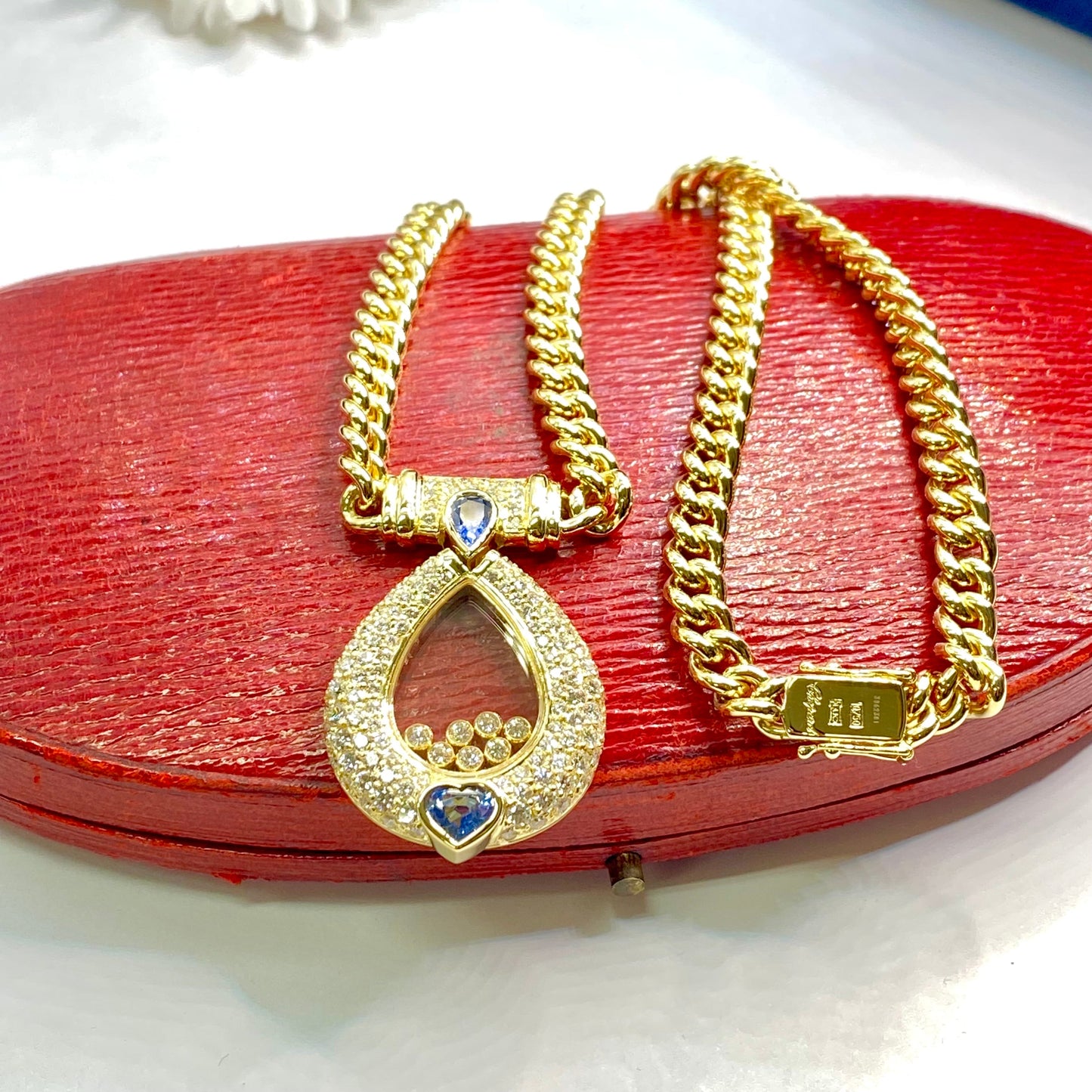 ショパール ヴィンテージ K18 ハッピーダイヤモンド ネックレス chopard happy diamonds necklace vintage MOP00242