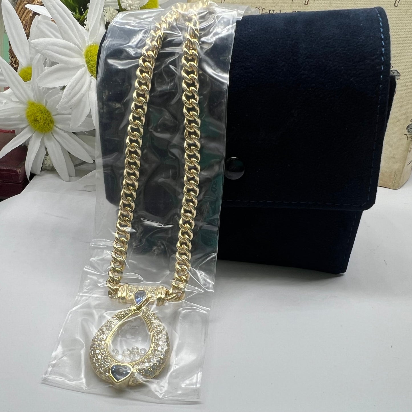 ショパール ヴィンテージ K18 ハッピーダイヤモンド ネックレス chopard happy diamonds necklace vintage MOP00242
