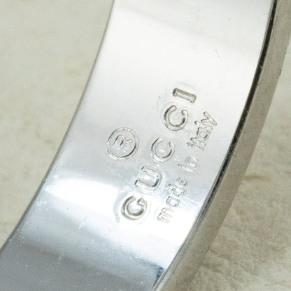 GUCCI ICON K18WG リング｜ダブルGのロゴが際立つミニマルなアイコニックデザイン MOR00671