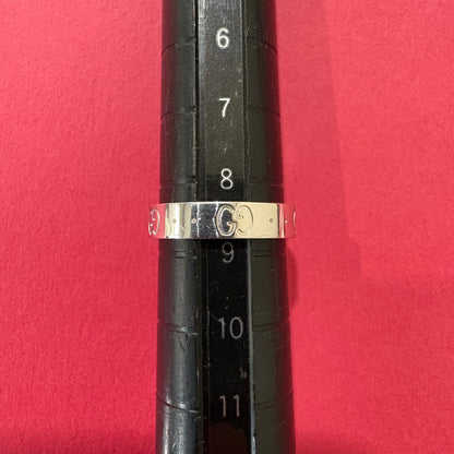 GUCCI ICON K18WG リング｜ダブルGのロゴが際立つミニマルなアイコニックデザイン MOR00671