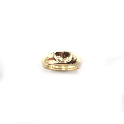 TIFFANY&Co. ティファニー 750 K18 18K ハート リング 指輪 ジュエリー ヴィンテージ 2枚目