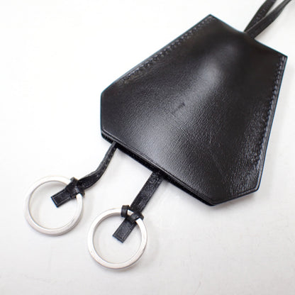 エルメス HERMES ボックスカーフ クロシェット キーリング ネックレス