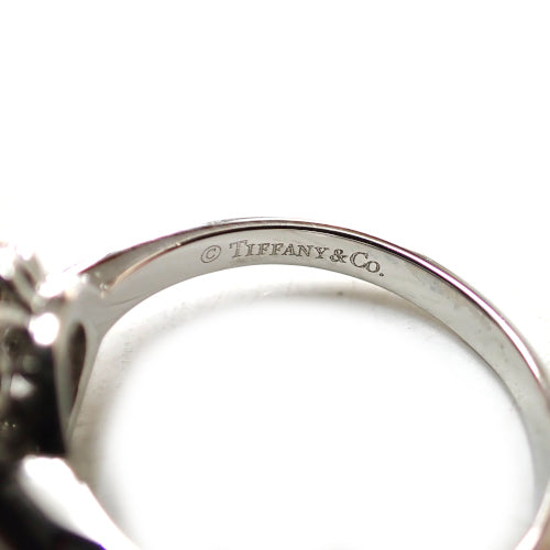 TIFFANY&Co. ティファニー Pt950 エンチャント フラワー ダイヤモンド リング 指輪 ジュエリー 箱付き