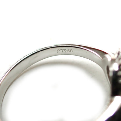 TIFFANY&Co. ティファニー Pt950 エンチャント フラワー ダイヤモンド リング 指輪 ジュエリー 箱付き