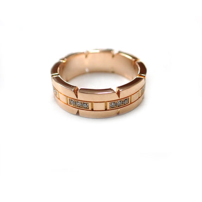 カルティエ Cartier 750 K18 PG 8.9g 54号 タンクフランセーズ ダイヤ リング 指輪 ジュエリー
