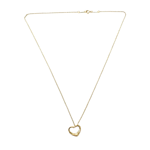 ティファニー Tiffany&Co. 18K 750 オープンハート ネックレス 箱付き