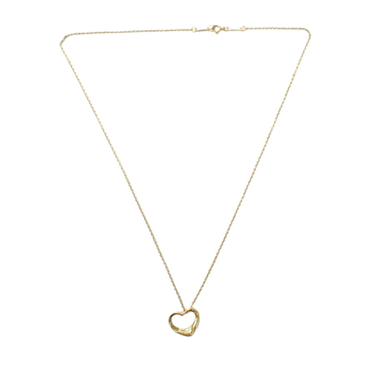 ティファニー Tiffany&Co. 18K 750 オープンハート ネックレス 箱付き