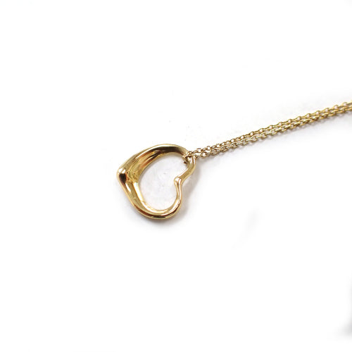 ティファニー Tiffany&Co. 18K 750 オープンハート ネックレス 箱付き