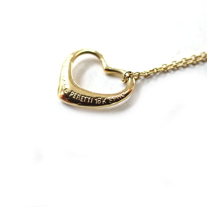 ティファニー Tiffany&Co. 18K 750 オープンハート ネックレス 箱付き