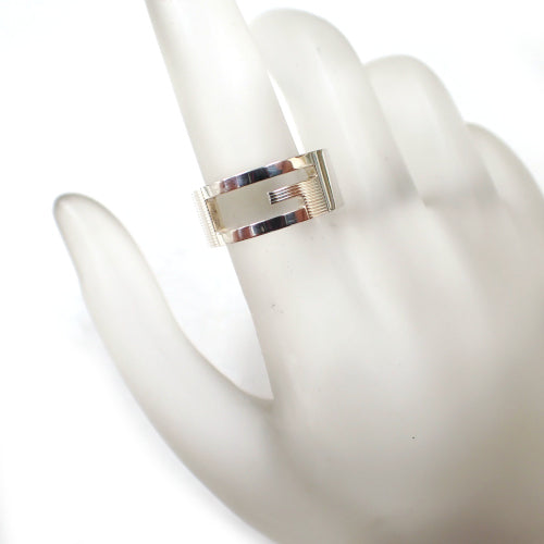 グッチ GUCCI SV925 スターリングシルバー #10 G リング 指輪 ジュエリー