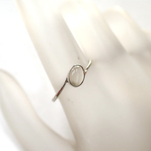 Pt900 ムーンストーン 0.45ct #14 オリジナル リング 指輪 ジュエリー