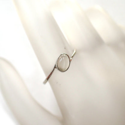 Pt900 ムーンストーン 0.45ct #14 オリジナル リング 指輪 ジュエリー