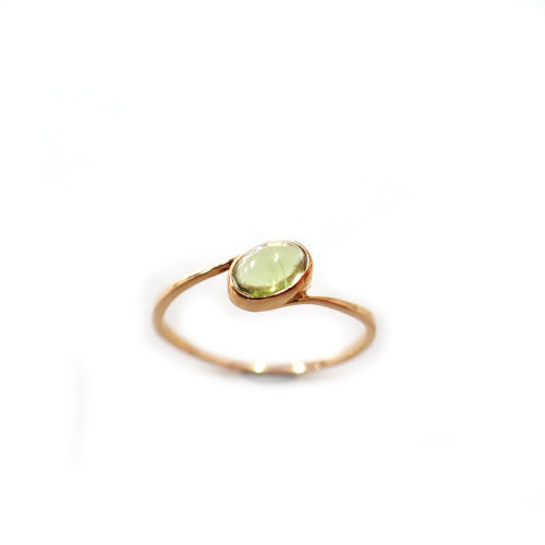 K18 ペリドット 0.33ct #13 オリジナル リング 指輪 ジュエリー