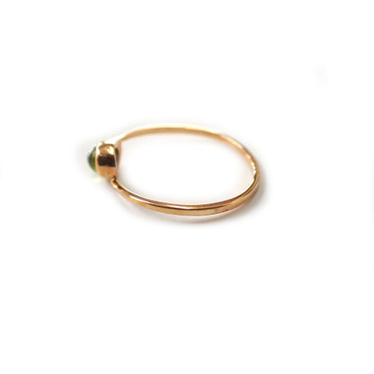 K18 ペリドット 0.33ct #13 オリジナル リング 指輪 ジュエリー