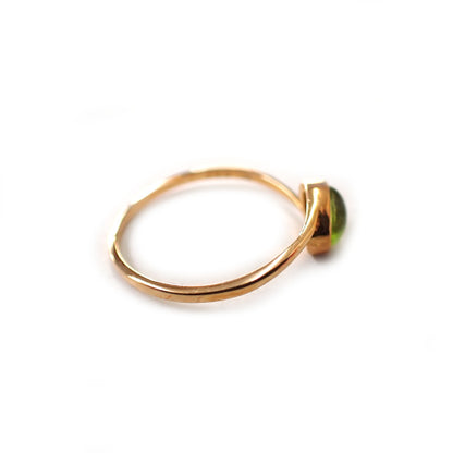 K18 ペリドット 0.33ct #13 オリジナル リング 指輪 ジュエリー