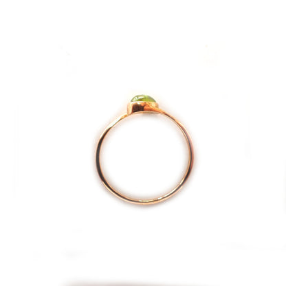 K18 ペリドット 0.33ct #13 オリジナル リング 指輪 ジュエリー