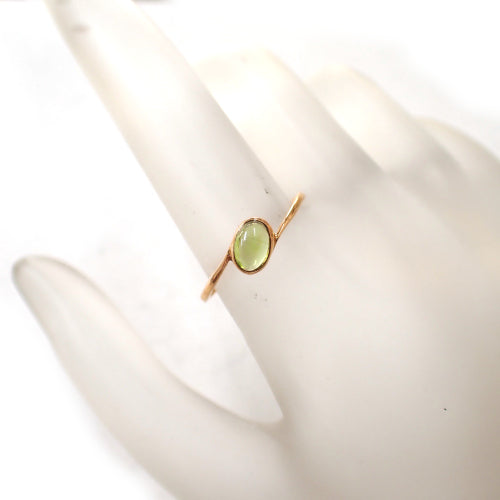 K18 ペリドット 0.33ct #13 オリジナル リング 指輪 ジュエリー