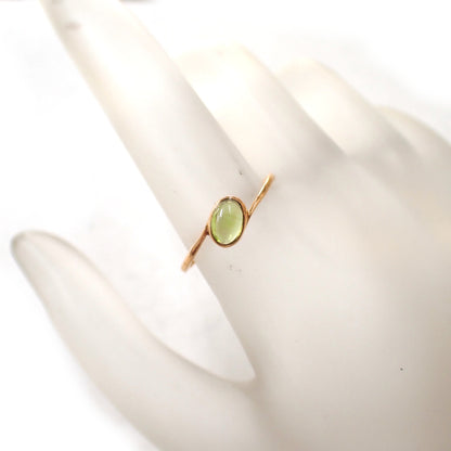 K18 ペリドット 0.33ct #13 オリジナル リング 指輪 ジュエリー