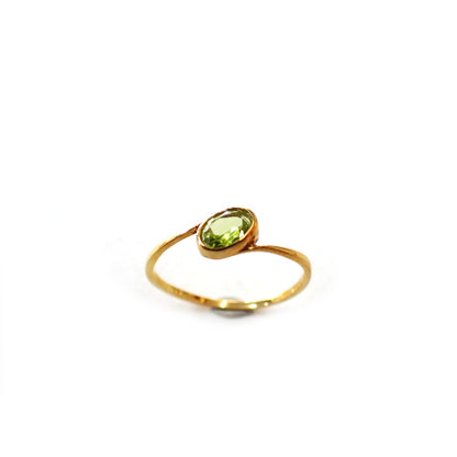 K18 ペリドット 0.30ct #13 オリジナル リング 指輪 ジュエリー