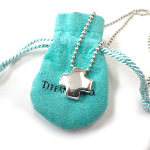 ティファニー Tiffany&Co. SV925 スターリングシルバー ローマンクロス ネックレス