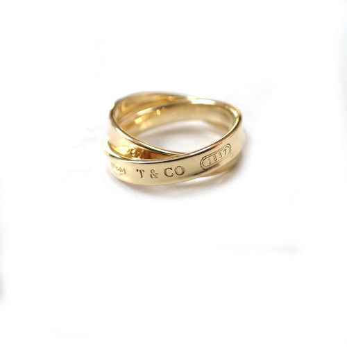 ティファニー TIFFANY＆Co. 750 K18 インターロッキング サークル リング