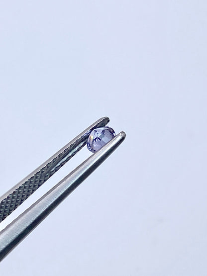 【シアーカラー＊ラベンダー】バイオレットスピネル 0.195ct ルース