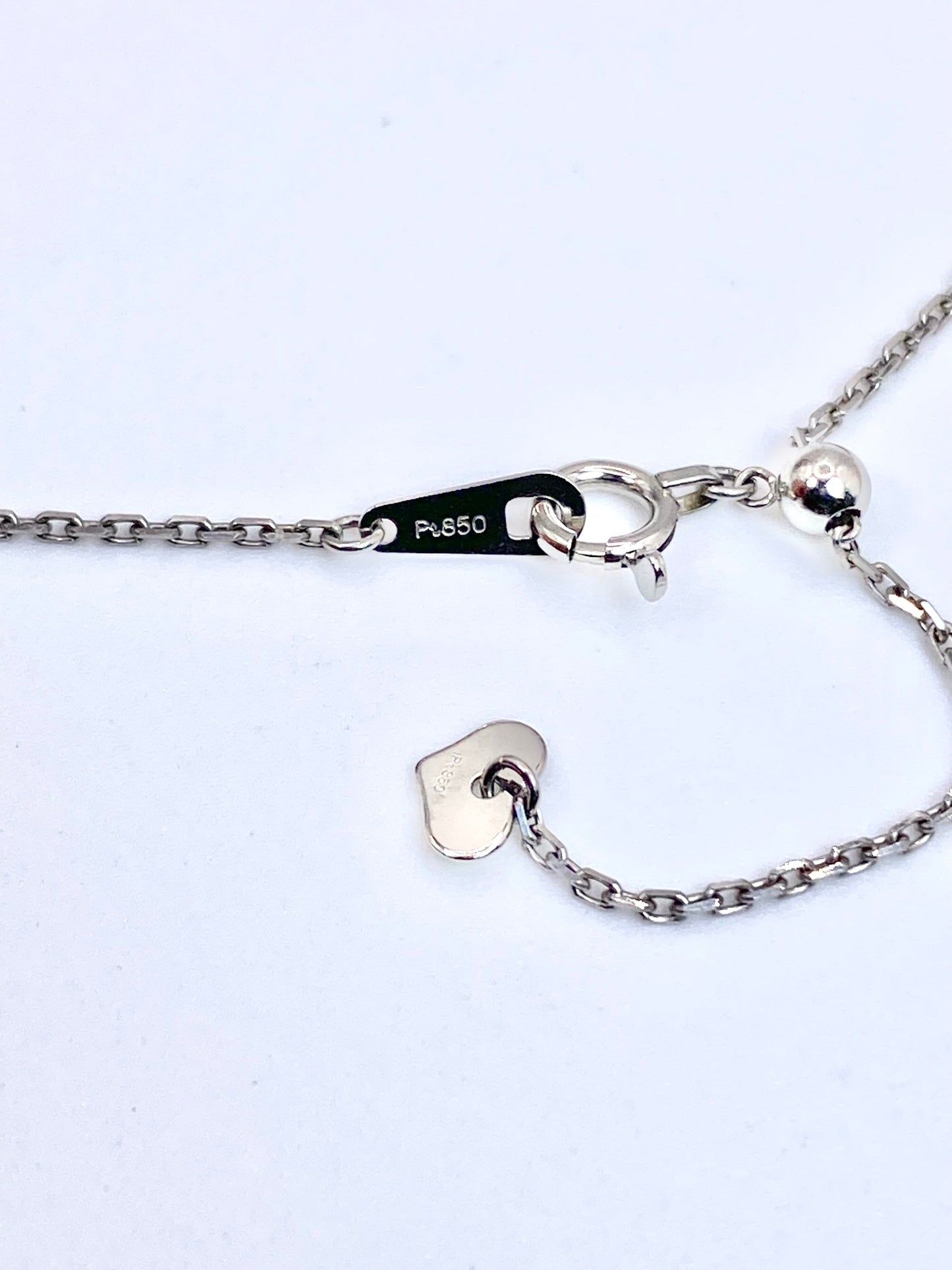 【新品】モルガナイト 4.16ct / ダイヤモンド 計0.08ct Pt900/850 ネックレス【新品】【3日以内返品可（※カード/キャリア決済の場合）】