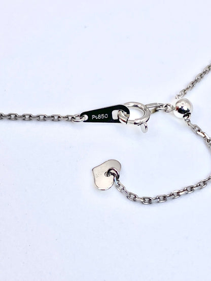 【新品】モルガナイト 4.16ct / ダイヤモンド 計0.08ct Pt900/850 ネックレス【新品】【3日以内返品可（※カード/キャリア決済の場合）】