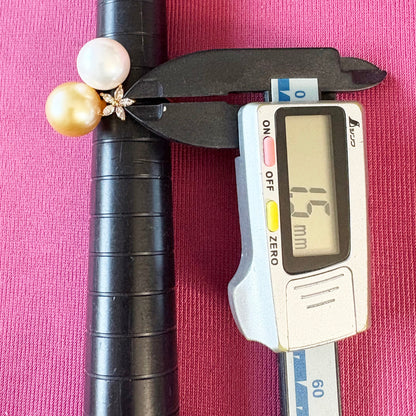 ヴィンテージジュエリー K18 アコヤ貝 白蝶貝 ダイヤモンド 花 フラワー ゴールド ゴージャス 豪華デザイン リング 指輪 MOR00627