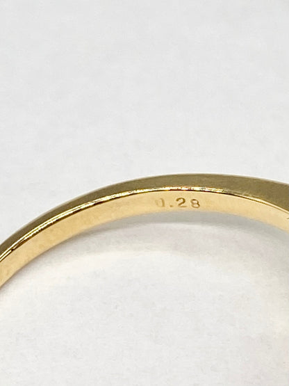 レッドスピネル 0.95ct / ダイヤモンド 計0.28ct K18 リングリフレッシュメント新品仕上げ・補修・洗浄等済3日以内返品可※カード/キャリア決済の場合 6枚目