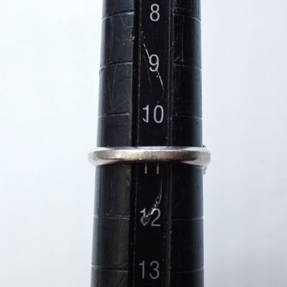 K18 昭和レトロ バケットカット ダイヤモンド リング 5石 一文字 透かし細工 艶消し マット仕上げ ヴィンテージ 指輪 OKR00268