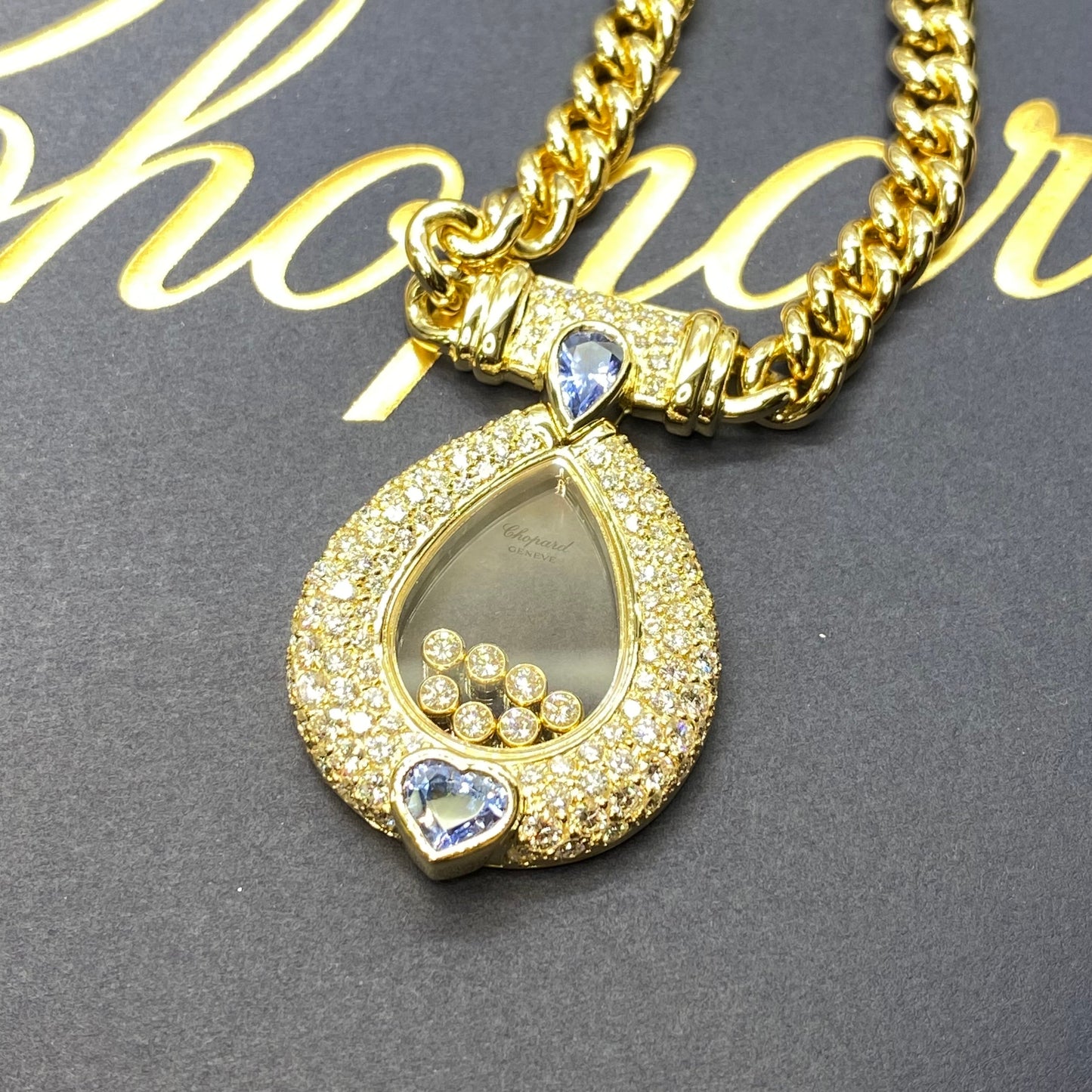 ショパール ヴィンテージ K18 ハッピーダイヤモンド ネックレス chopard happy diamonds necklace vintage  MOP00242 S