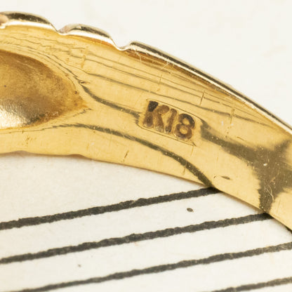 K18 サファイア0.40ct × ダイヤモンド0.43ct リング 〜気品あふれるブルーのきらめき〜OKR00155