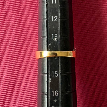 K18 リボンモチーフ ダイヤモンドリング 0.10ct 透かし細工 フィリグリー ダイヤ セット レトロジュエリー 昭和レトロ エレガント  CHR02103