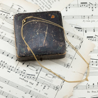 サルバトーレフェラガモ Salvatore Ferragamo made in Italy K18 750 ヴィンテージ  ロング チェーン ネックレス 70cm MON00334