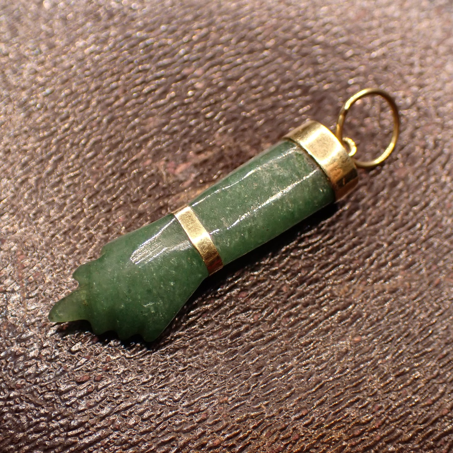 アンティークジュエリー K17 フランス ペンダントトップantique french hand pendant  DP00114