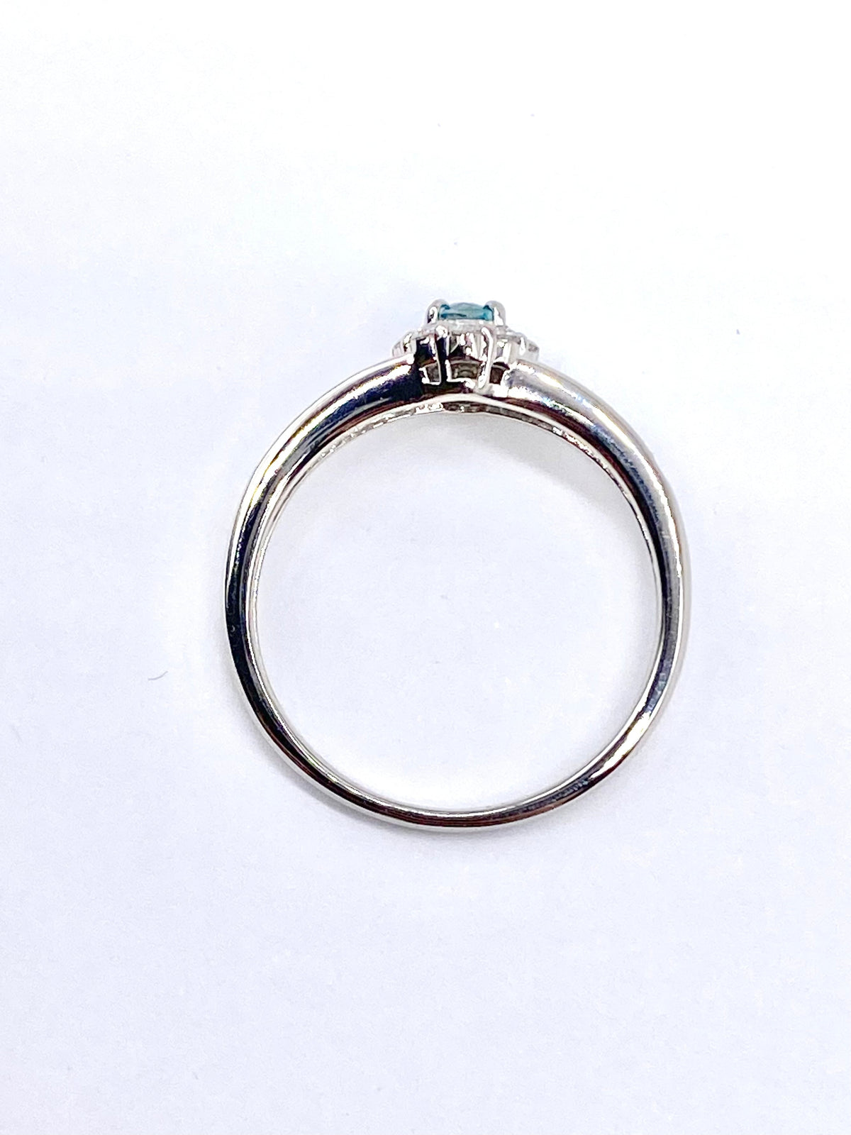 グランディディエライト 0.117ct / ダイヤモンド 計0.22ct Pt900 リング【リフレッシュメント(新品仕上げ・補修・洗浄等済)】【3日以内返品可（※カード/キャリア決済の場合）】【動画リンク　Twitter/X】あり